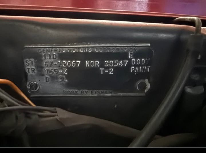 
								67 Chevrolet Camaro R/S Convertible full									