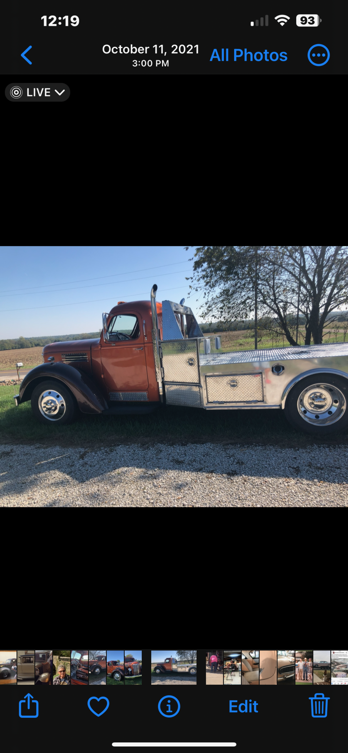 
								1948 International KB-7 Flatbed full									
