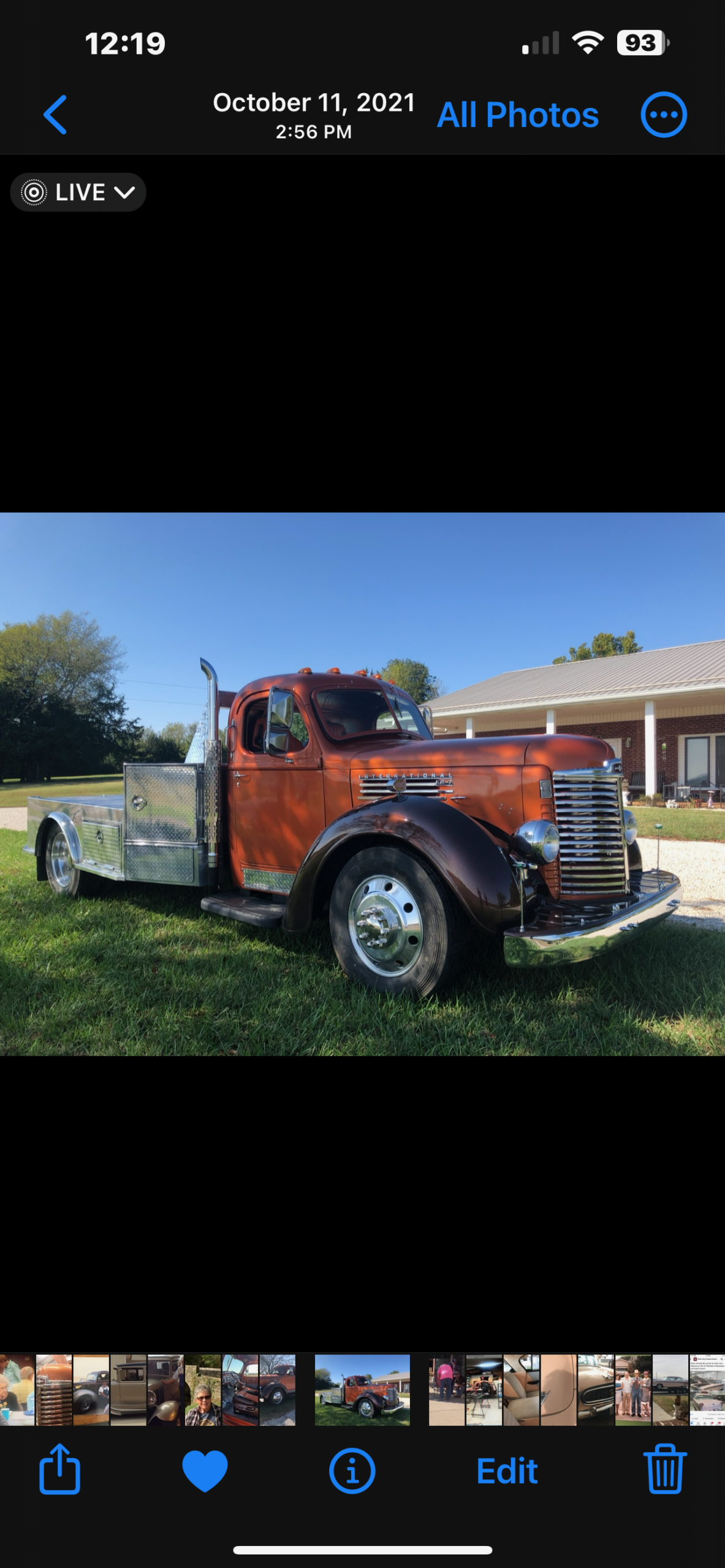 
								1948 International KB-7 Flatbed full									