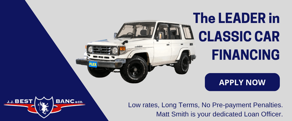 JJ Best Classic Car Financing Banner